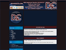 Tablet Screenshot of devcredits.com